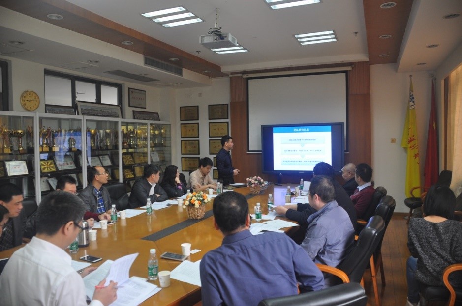 团队负责人郝天永副教授做开题内容汇报