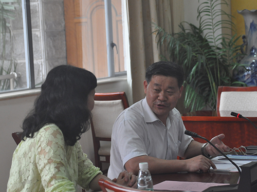 广东外语外贸大学思科信息学院院长蒋盛益致辞