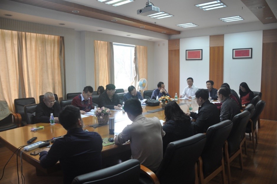 科研处领导进行研讨会总结